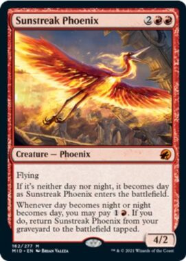 Sunstreak Phoenix（イニストラード：真夜中の狩り）