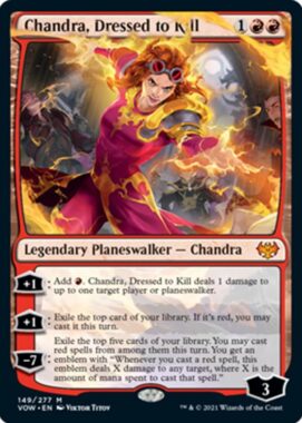 英語版の勝負服纏い、チャンドラ(Chandra, Dressed to Kill)