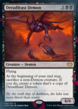 Dreadfeast Demon（イニストラード：真紅の契り）