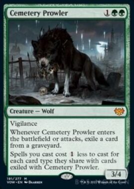 Cemetery Prowler（イニストラード：真紅の契り）