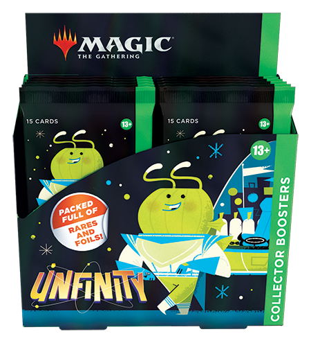 MTG「Unfinity」コレクター・ブースター製品パッケージ