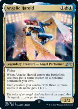 Angelic Harold（MTG「Unfinity」収録）