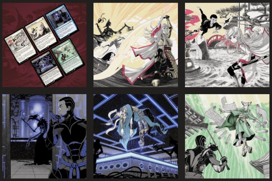 【Kamigawa: the Manga: the Cards】MTG「Secret Lair Kamigawa: the Manga: the Cards」が情報公開！神河：輝ける世界の公式漫画を担当した、亀ヰリヨウ氏が描く漫画風アートのスペル5種が収録！