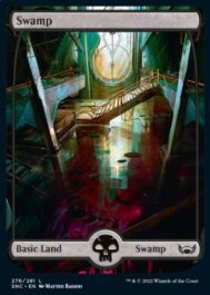 沼：フルアート基本土地(Full-Art Basic Lands)ニューカペナの街角