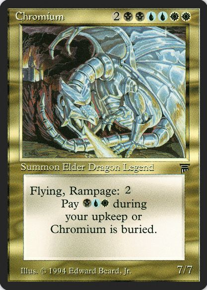 Chromium（Legends）が「団結のドミナリア」に収録決定！ロスト・レジェンドとしてコレクター・ブースターに限定封入！