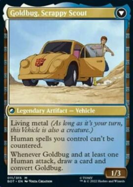 Goldbug, Scrappy Scout（MTG「兄弟戦争」収録のトランスフォーマー・コラボ）
