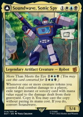 Soundwave, Sonic Spy（MTG「兄弟戦争」収録のトランスフォーマー・コラボ）