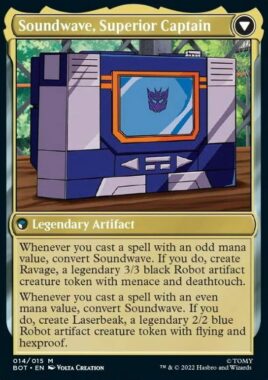 Soundwave, Superior Captain（MTG「兄弟戦争」収録のトランスフォーマー・コラボ）