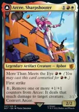 Arcee, Sharpshooter（MTG「兄弟戦争」収録のトランスフォーマー・コラボ）