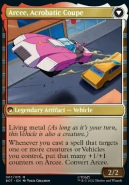 Arcee, Acrobatic Coupe（MTG「兄弟戦争」収録のトランスフォーマー・コラボ）