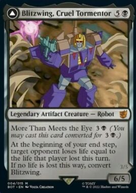 Blitzwing, Cruel Tormentor（MTG「兄弟戦争」収録のトランスフォーマー・コラボ）