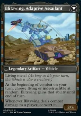 Blitzwing, Adaptive Assailant（MTG「兄弟戦争」収録のトランスフォーマー・コラボ）