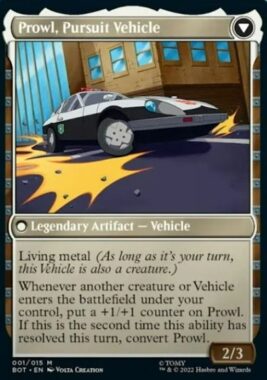 Prowl, Pursuit Vehicle（MTG「兄弟戦争」収録のトランスフォーマー・コラボ）