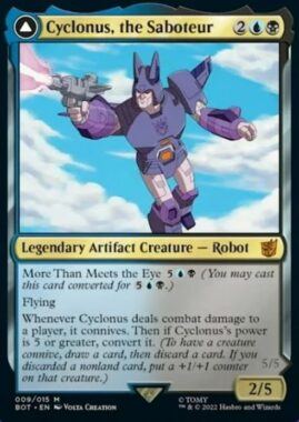 Cyclonus, the Saboteur（MTG「兄弟戦争」収録のトランスフォーマー・コラボ）