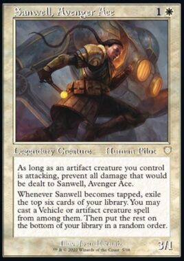 Sanwell, Avenger Ace（MTG「BRO統率者デッキ ウルザの鐵同盟」新規収録カード）