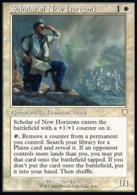 Scholar of New Horizons（MTG「BRO統率者デッキ ウルザの鐵同盟」新規収録カード）