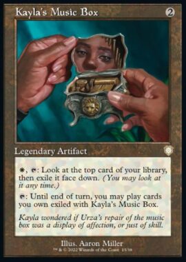 Kayla's Music Box（MTG「BRO統率者デッキ ウルザの鐵同盟」新規収録カード）