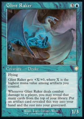 Glint Raker（MTG「BRO統率者デッキ ミシュラの輝く軍旗」新規収録カード）