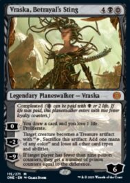 英語版の 裏切りの棘、ヴラスカ(Vraska, Betrayal’s Sting)