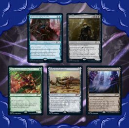 内容： PHYREXIAN FAVES TRADITIONAL FOIL EDITION （カードはフォイル仕様です） ファイレクシア語版《荒廃の工作員》1枚 ファイレクシア語版《ヨーグモスの息子、ケリク》1枚 ファイレクシア語版《ぎらつかせのエルフ》1枚 ファイレクシア語版《殴打頭蓋》1枚 ファイレクシア語版《墨蛾の生息地》1枚