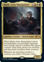 Malik, Grim Manipulator（MTG「Secret Lair X The Walking Dead」ユニバースウィズイン）