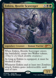 Enkira, Hostile Scavenger（MTG「Secret Lair X The Walking Dead」ユニバースウィズイン）