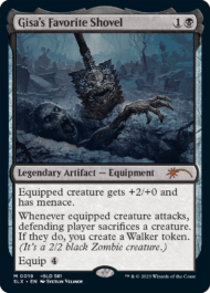 Gisa's Favorite Shovel（MTG「Secret Lair X The Walking Dead」ユニバースウィズイン）